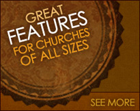 Great features of the Church111 website builder for churches of all sizes